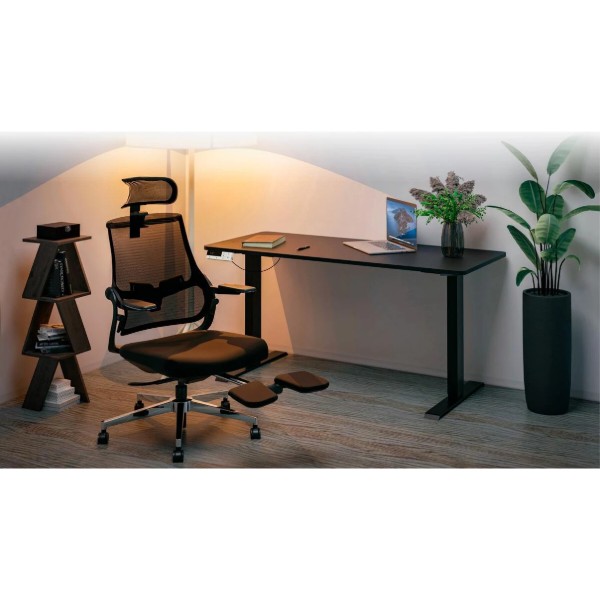 Фото - Стіл з електрорегулюванням висоти Mealux PowerDesk Duo Black (EVO-242 Duo B/B)